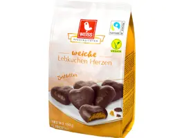 Soft Gingerbread Hearts dark 150 g