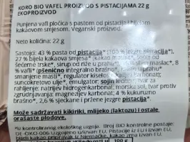 Pistacio pločica 22 g
