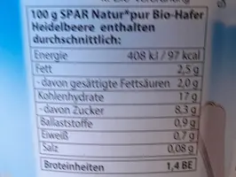 Zobeni jogurt s borovnicama 400 g