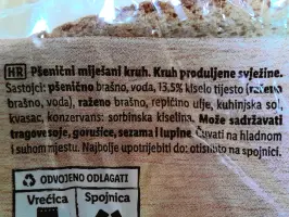 Pakirani miješani kruh 500 g
