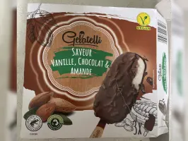 Ice cream vanilla chocolate & almond 195 g