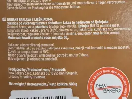 NuBake baklava lešnjak 500 g