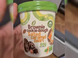 Sladoled Brownie cookie dough Salted caramel swirl 500 ml