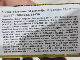 Pistachio butter cups 39 g