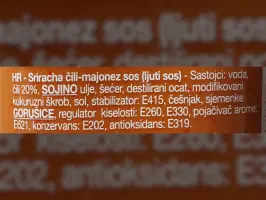 Sriracha sauce mayo 455 ml