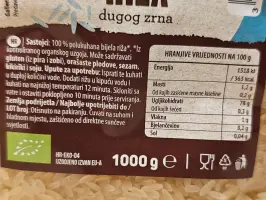 Parboiled riža dugog zrna 1 kg